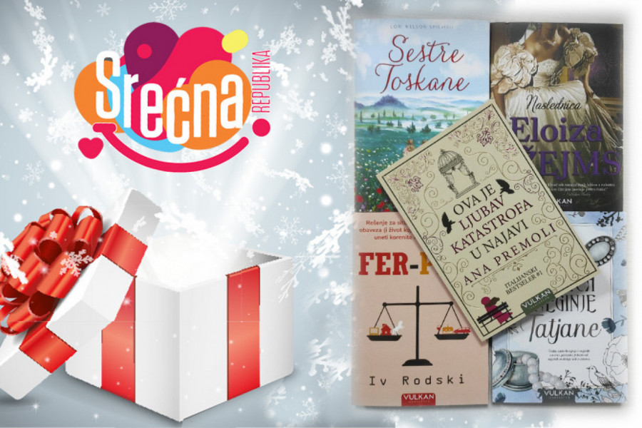 SAVRŠEN DAR ZA PAMETNE GLAVE: Čitaoci Srećne Republike danas dobijaju knjige