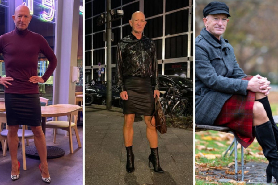 OTAC TROJE DECE NA POSAO IDE U SUKNJI: Voli štikle, a inspiracija mu je Megan Markl!