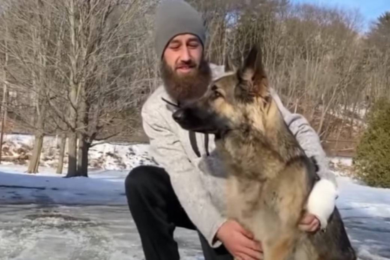 OVČARKA TINSLI DOVELA POLICIJU DO MESTA NESREĆE: Spasila vlasnika od smrzavanja