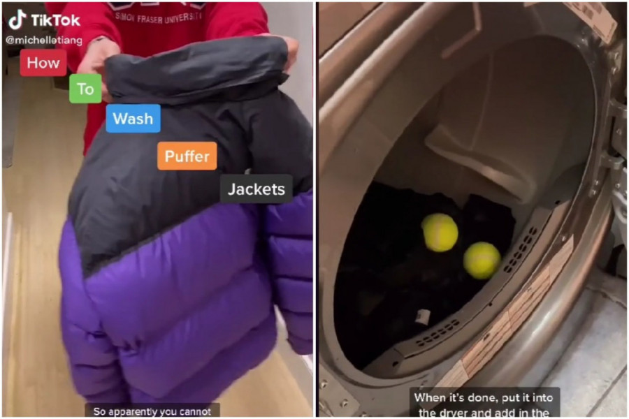 CAKA ZA PRANJE PERJANE JAKNE: Potrebne su Vam samo loptice!