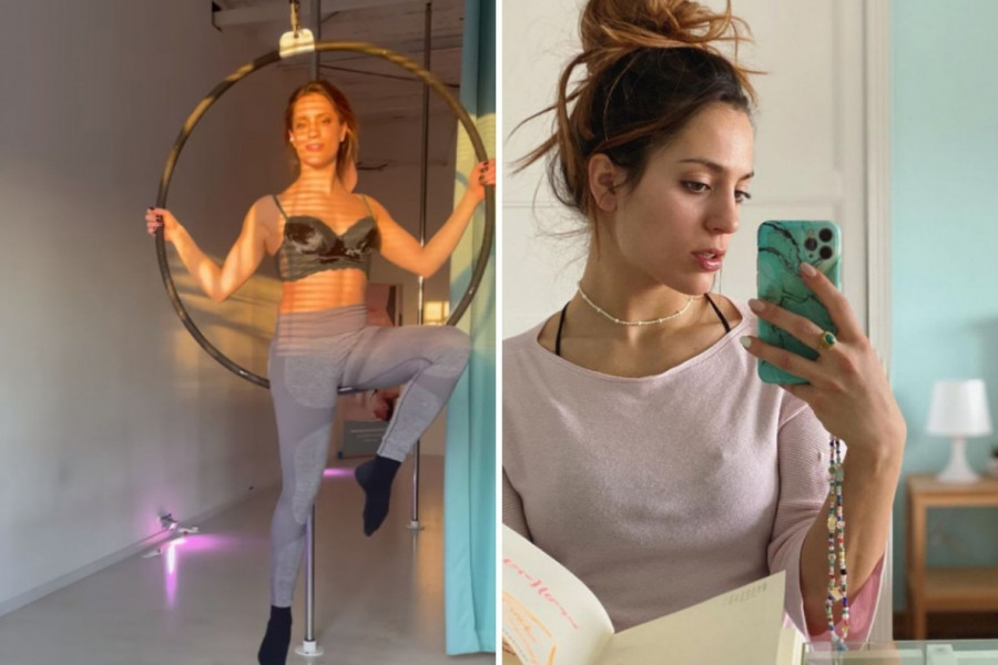 MIONA MARKOVIĆ ZAIGRALA OKO ŠIPKE: Prelepa glumica osvaja visine u tangama!