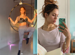 MIONA MARKOVIĆ ZAIGRALA OKO ŠIPKE: Prelepa glumica osvaja visine u tangama!