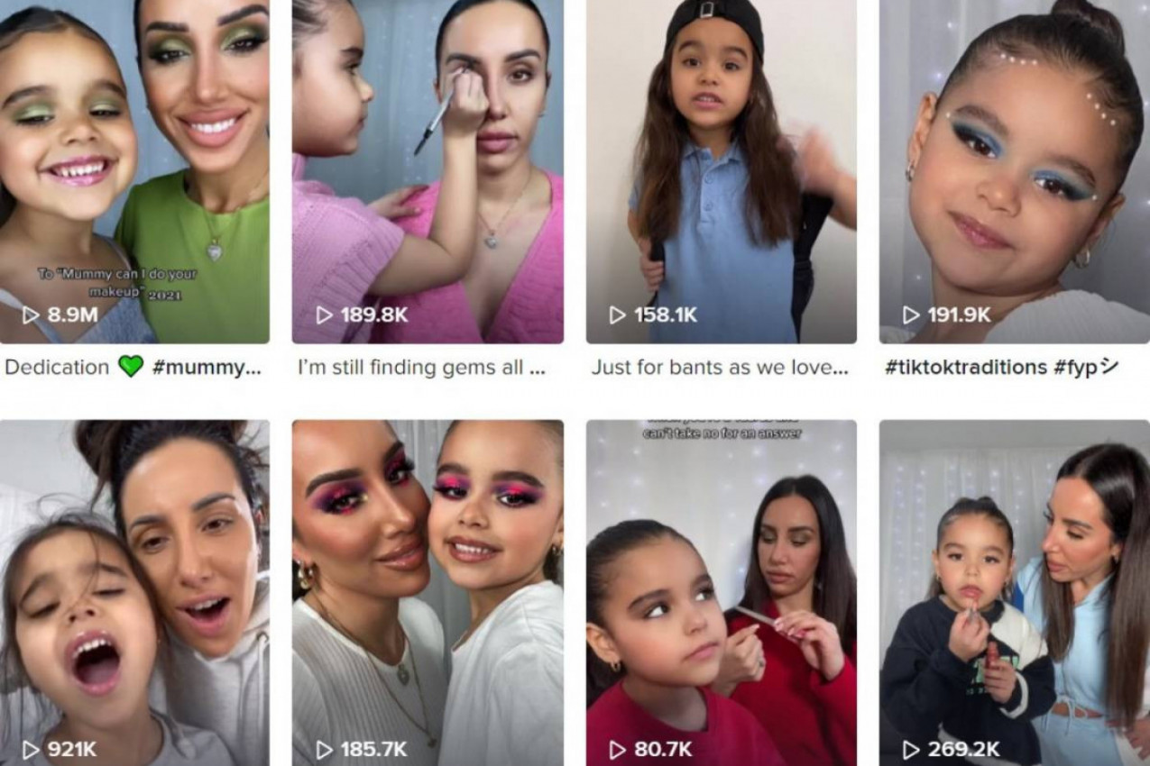 Čudo od deteta: Mamu šminka od svoje druge godine!