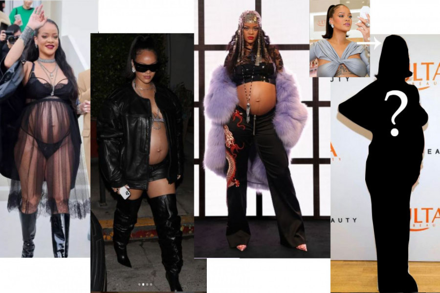 DA LI JE SADA PRETERALA? Trudna Rijana svuda ide sa golim stomakom