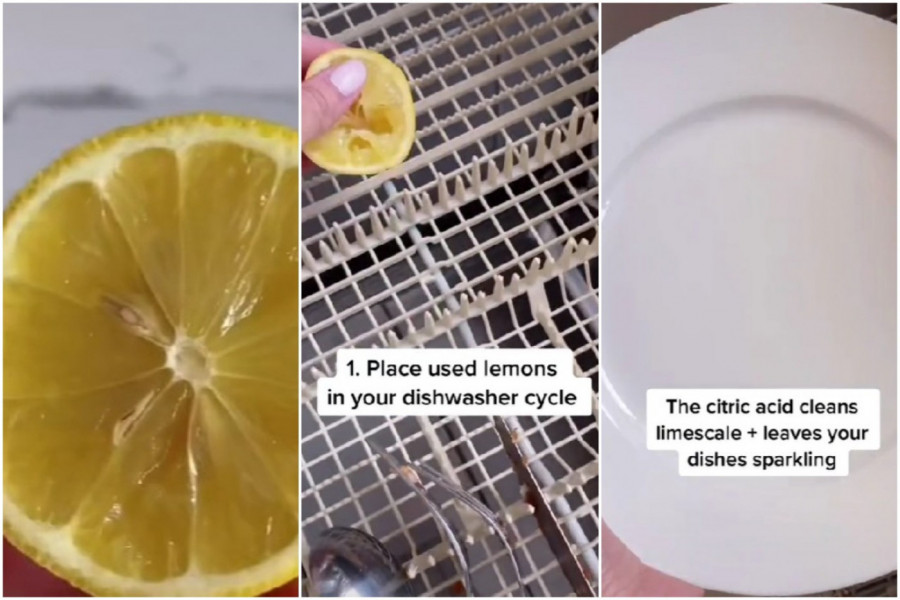 ISKORISTITE LIMUN DA OČISTITE MAŠINU ZA SUDOVE: Sve će da blista bez potrošenog dinara!