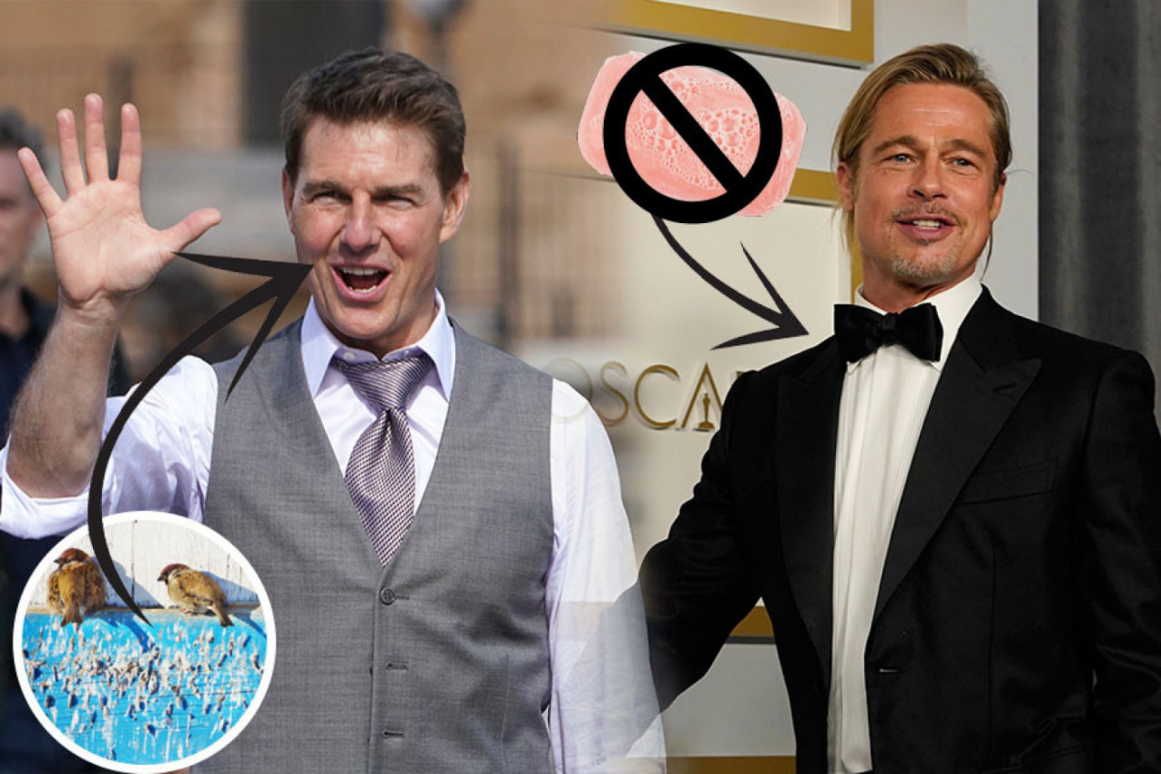 TOM KRUZ SE UMIVA PTIČJIM IZMETOM, A BRED PIT NE KORISTI SAPUN! Poznati baš imaju bizarne navike, Anđelina radi nešto stvarno GADNO!