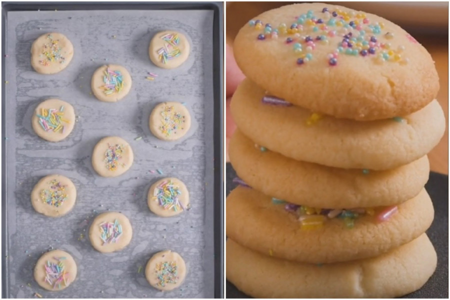 MEKANI I SLASNI ŠARENI KOLAČIĆI OD SAMO 3 SASTOJKA! Tope se u ustima i prave za 15 minuta!