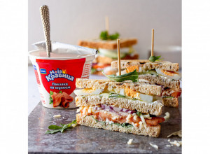 SUPERDORUČAK: Tostirani klub sendvič sa Moja Kravica pavlakom sa šunkom