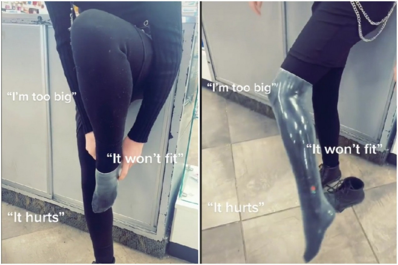 ODGOVORILA MUŠKARCIMA KOJI TVRDE DA IM JE PONOS PREVELIK ZA ZAŠTITU! Uzela je kondom i nategla ga!