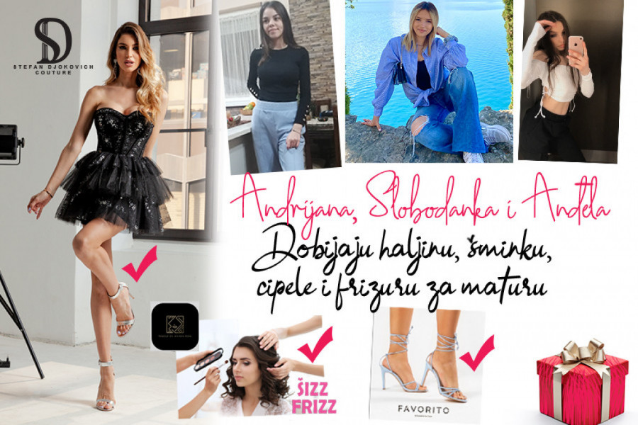 MATURANTKINJE SREĆNE REPUBLIKE: Anđela, Slobodanka i Andrijana će da blistaju za matursko veče