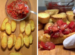 RECEPT ZA DOMAĆE BRUSKETE SA PARADAJZOM: Brzinska letnja večera od svega par sastojaka!