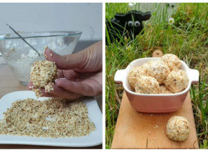 SLASNI SLANI ZALOGAJČIĆI: Recept za kuglice sa sirom i susamom!