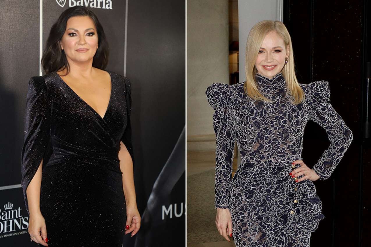 CRNO BELI DEBAKL! Nina i Jelena ŠOKIRALE stajlingom, "šešir" na HALJINI i PVC usred leta! (FOTO)