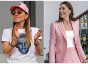 Jelena Đoković u klinču s princezom Kejt Midlton! OKRŠAJ NA TRIBINAMA! (FOTO)