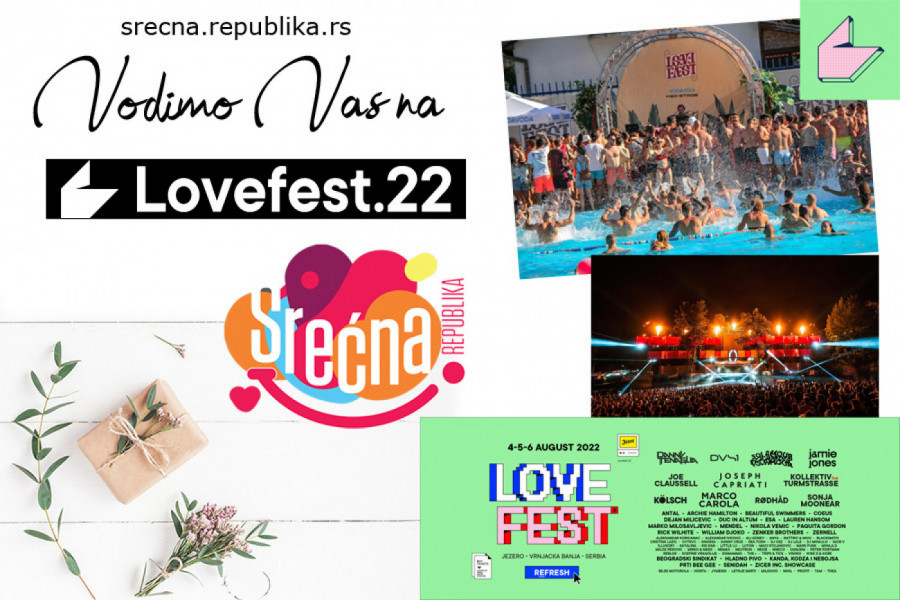 Vodimo VAS NA LOVEFEST: Čeka vas nezaboravan provod u Vrnjačkoj Banji