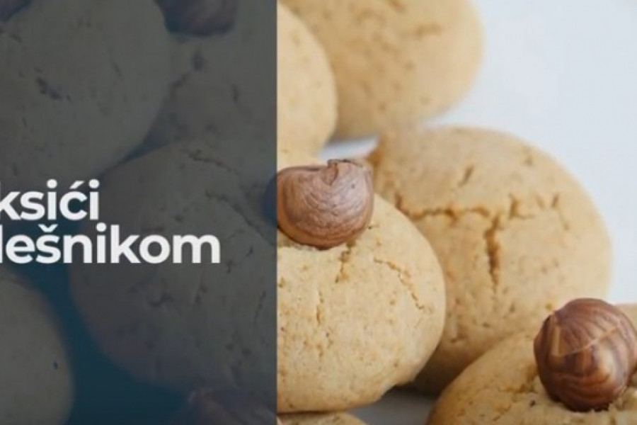 Nikad BRŽE i SLAĐE: Keksići sa lešnikom (VIDEO RECEPT)