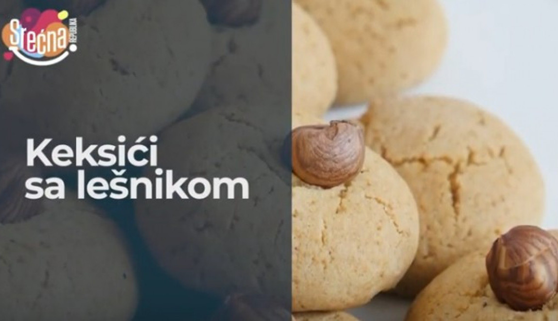 Nikad BRŽE i SLAĐE: Keksići sa lešnikom (VIDEO RECEPT)