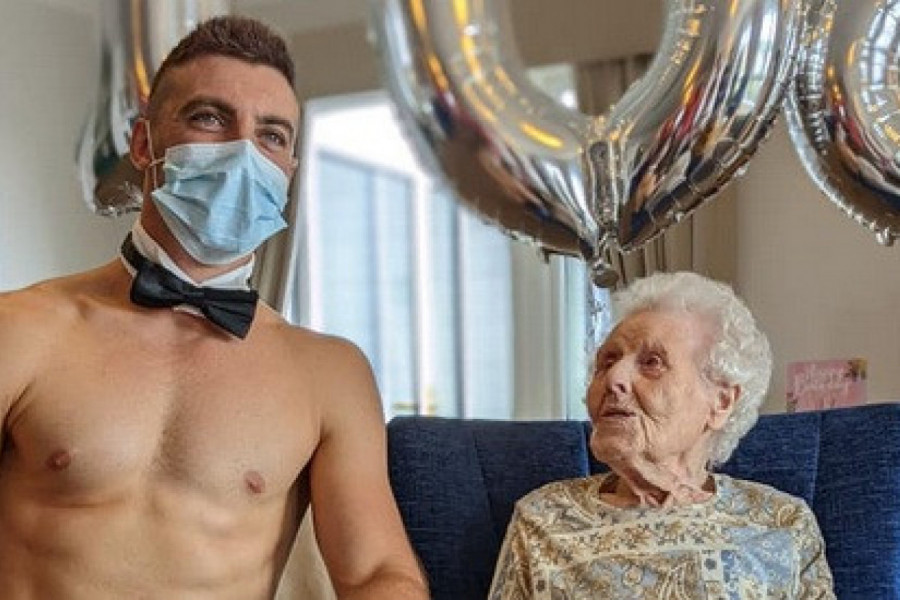 GOLI BATLER ZA 106 ROĐENDAN: Ova baka zna šta je dobro (FOTO)