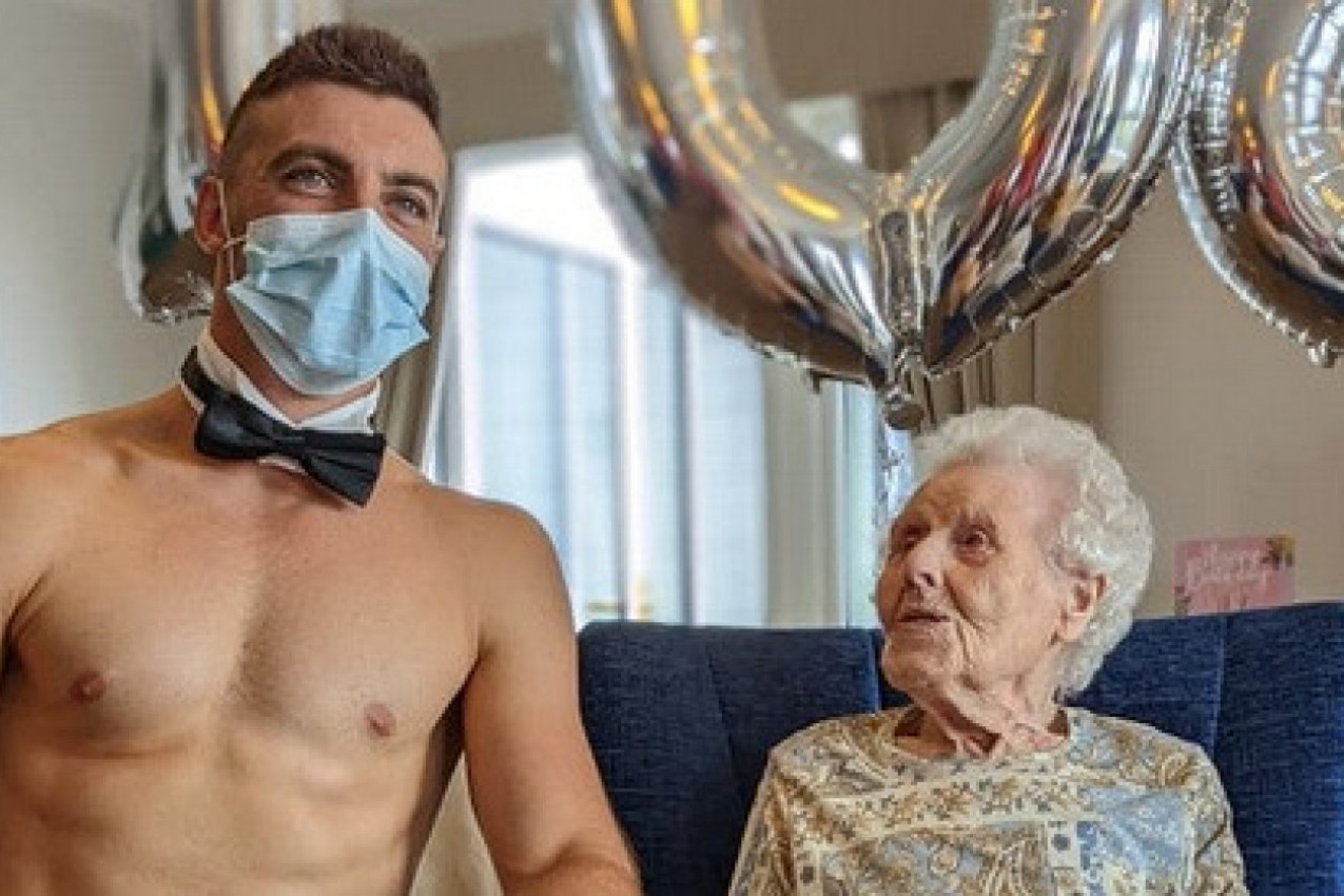 GOLI BATLER ZA 106 ROĐENDAN: Ova baka zna šta je dobro (FOTO)