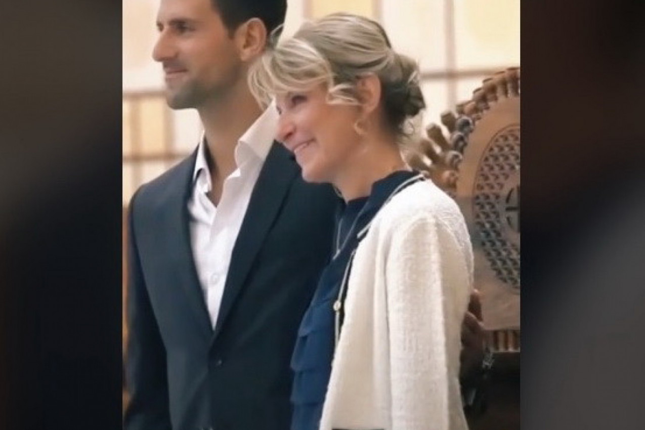 NOVAK KAKVOG NISMO VIDELI! Trenutak iz crkve koji je rastopio mnoga srca, SUZE SE SLIVAJU NIZ LICE! (VIDEO)