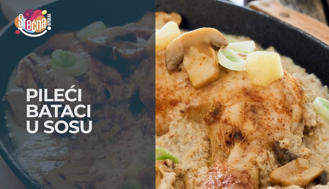 PILEĆI BATACI U SOSU OD PEČURAKA: Brzi i ukusan obrok za svaki dan! (VIDEO)