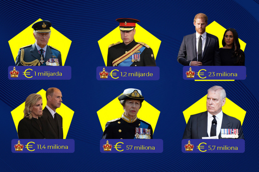 ČLANOVI KRALJEVSKE PORODICE LEŽE NA MILIJARDAMA! Od ovih cifara će vam se zavrteti u glavi, a šokiraćete se kad vidite KO JE NAJBOGATIJI! (FOTO)