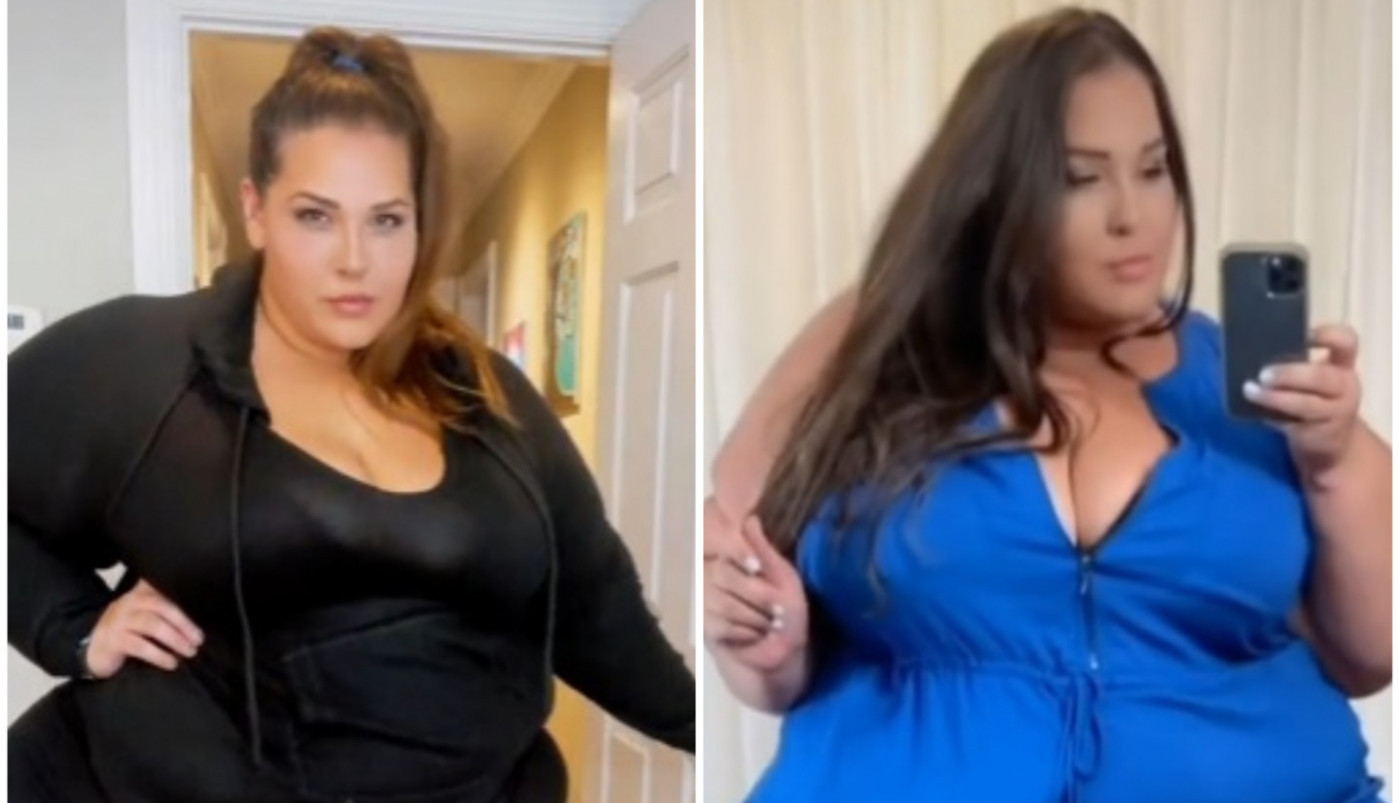 DA LI STE IKADA VIDELI OVOLIKU ZADNJICU? Njoj su potrebne dve stolice u restoranima, dva mesta u autobusu i uvek se vozi samo na zadnjem sedištu automobila! (VIDEO)