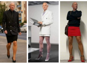 Ja sam samo običan MUŠKARAC KOJI OBOŽAVA DA NOSI SUKNJE I ŠTIKLE! To je u redu i mojoj ženi i deci, ćerka je moj najveći fan! (FOTO)