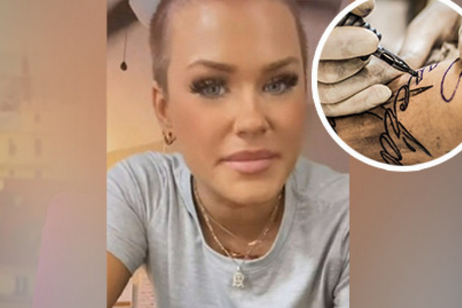 ISTETOVIRALA SAM IME SINA NA RUCI, a onda sam skinula zavoj! Ne mogu da verujem šta su mi uradili! (VIDEO)