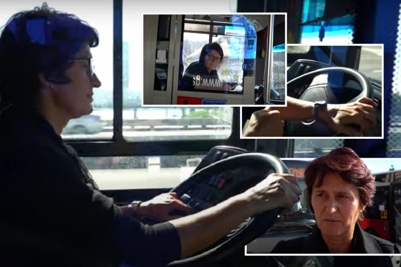 KAD MARINA SEDNE ZA VOLAN AUTOBUSA BEOGRAĐANI ZANEME! Ona je fakultetski obrazovana majka, domaćica i baka i svi joj govore samo jedno, ali ne i sinovi! (VIDEO)