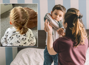 MAJKA DEČAKA OBLAČI KAO DEVOJČICU I PRAVI MU PLETENICE:  Svi ŠOKIRANO komentarišu, brinu se za dete!(FOTO)