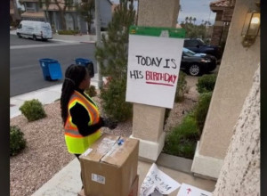 ISPORUČILA JE PAKETE NA ADRESU, a ono što ju je tamo sačekalo promenilo joj je život! Poruku na zidu ostavila je jedna majka, snimak ostavlja bez daha!