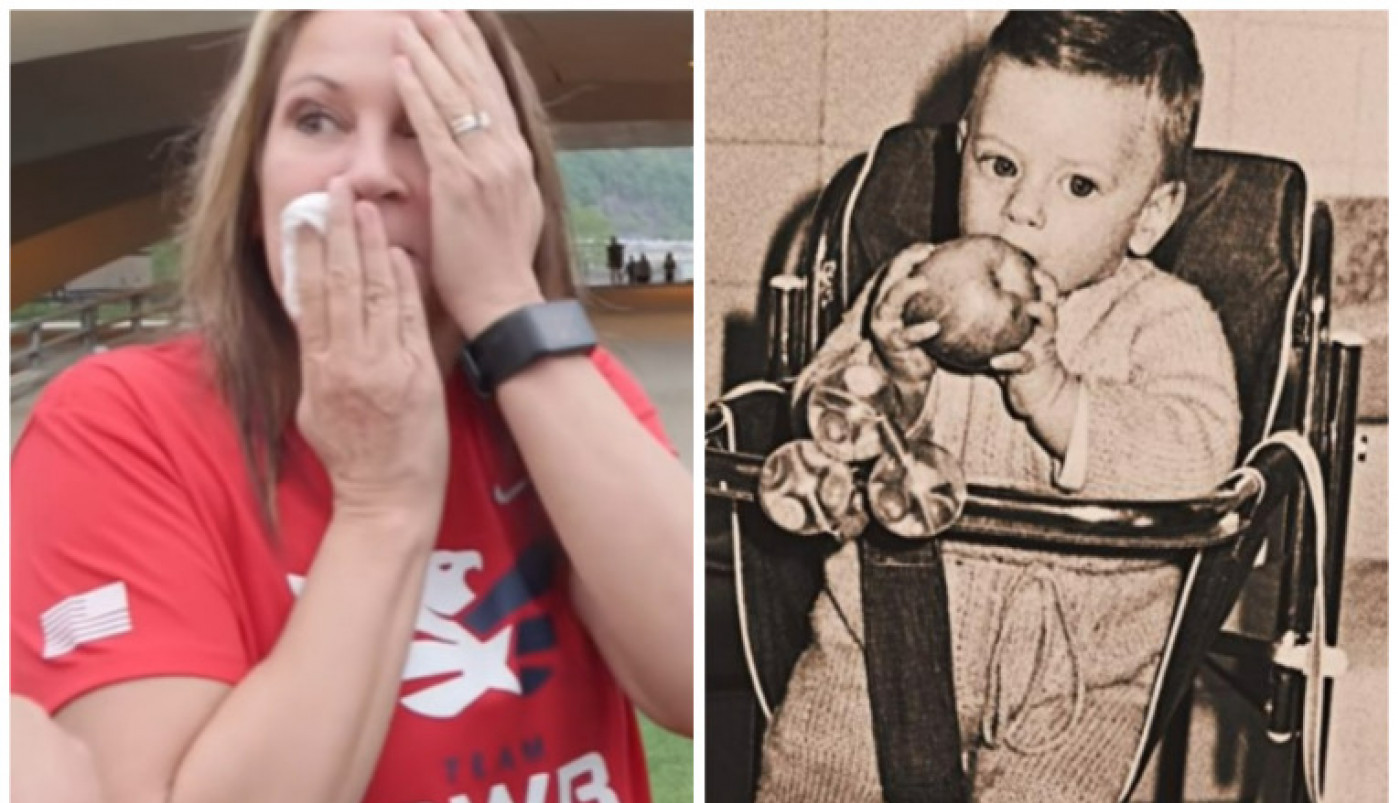 IMALA JE 15 GODINA KADA GA JE RODILA I DALA GA NA USVAJANJE: A onda se jednog dana samo pojavio iza nje, od ovog snimka suze same teku!