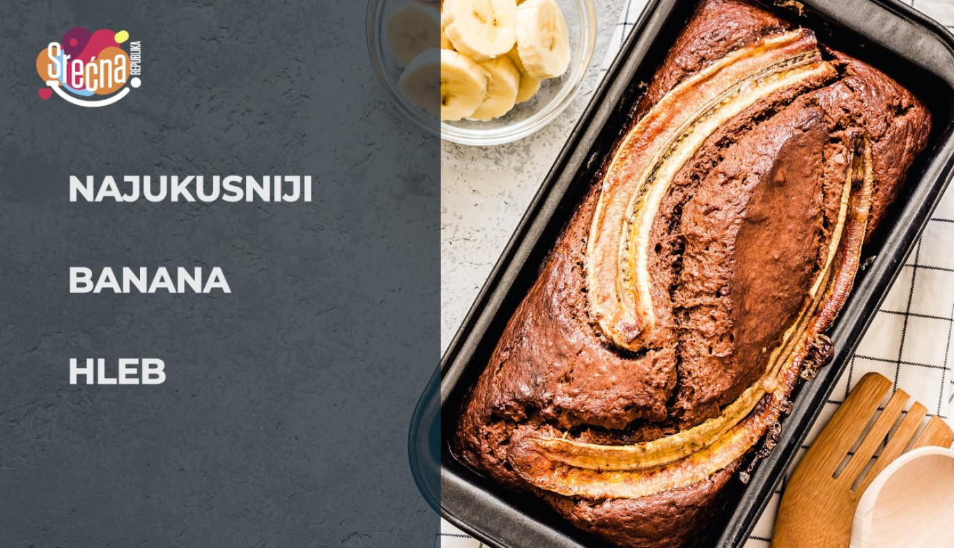 KAKO DA NAPRAVITE NAJBOLJI BANANA HLEB KOJI UVEK USPEVA?! Obožavaćete ovaj recept (VIDEO)