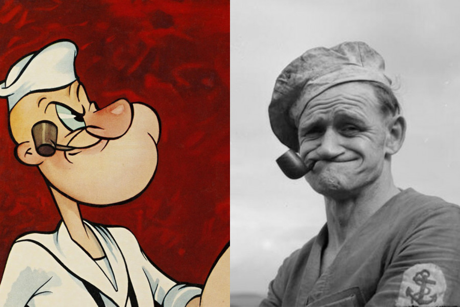 DA LI STE ZNALI DA JE POSTOJAO PRAVI POPAJ? Evo po kome je napravljen lik čuvenog crtanog junaka, a otkriveno je i kako su izgledali Oliva i Badža! (FOTO)