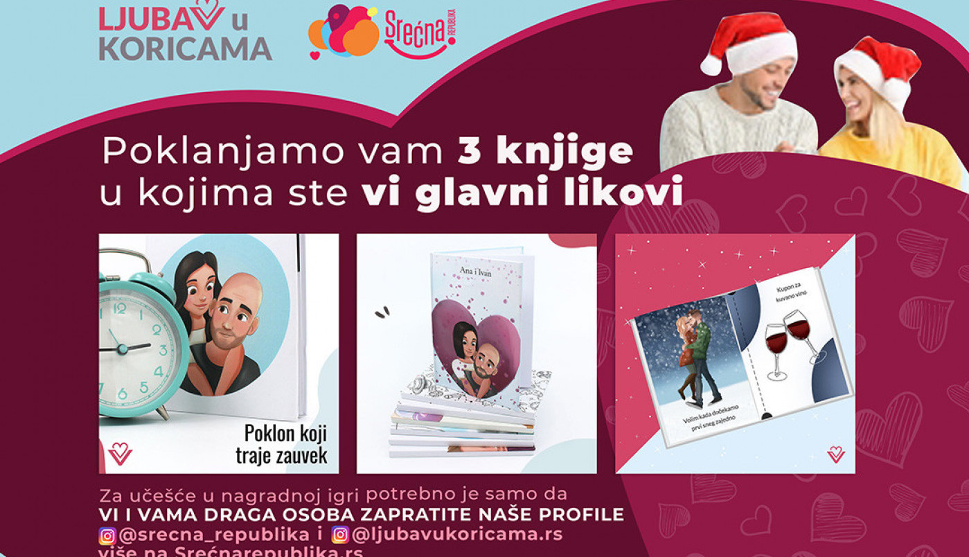 NAJVERNIJIM ČITAOCIMA POKLANJAMO 3 KNJIGE U KOJIMA SU ONI GLAVNI JUNACI: Samo nekoliko koraka deli vas od savršenog novogodišnjeg poklona!