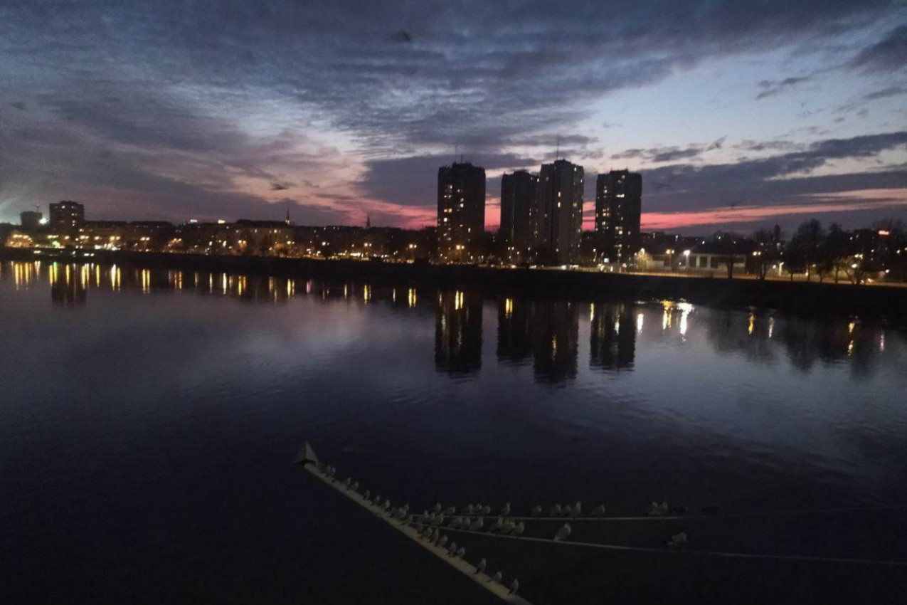 Sumrak u Novom Sadu, prava inspiracija za slikare...