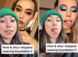 TIKTOKERKI ŠMINKA NAPRAVILA PAKAO OD LICA: Sa hiljadama pratiocima podelila je šta se krilo iza slojeva pudera! (VIDEO)