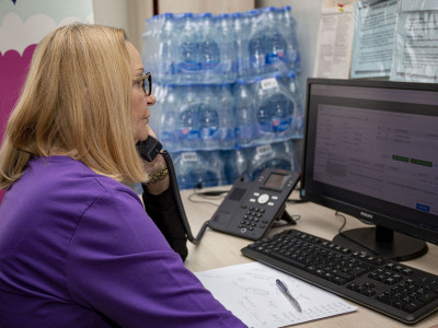 Jedna od obučenih sestara na radnom mestu