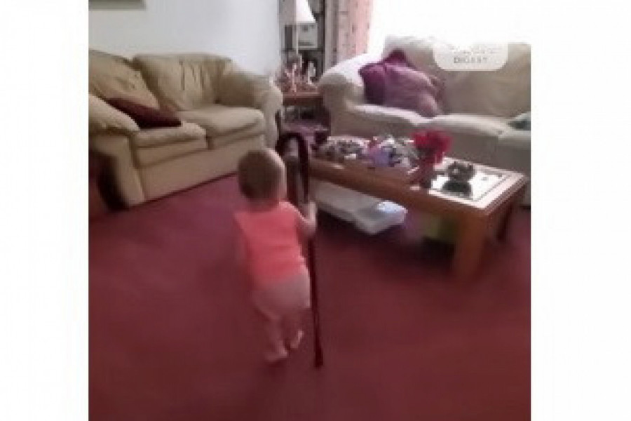 DEVOJČICA POKAZALA ŠTA JE KRIŠOM NAUČILA OD DEKE: Roditelji u neverici gledali, da li je ovo moguće? (VIDEO)