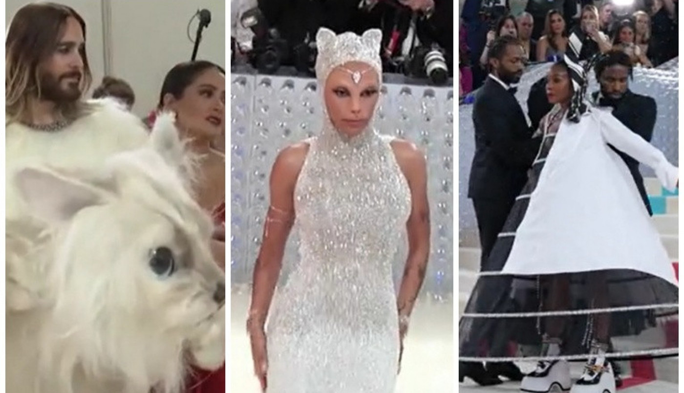 KOSTIM MAČKE, MJAUKANJE, PROTEZE, A "SEVNULE" I GOLE GRUDI: Pogledajte zašto su oni sinoć u Njujorku ukrali šou najlepšim ženama sveta! (FOTO/VIDEO)