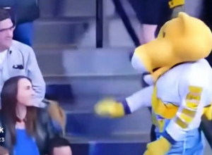 POKUŠAVAO JE DA JE OSVOJI MEDVEDIĆIMA NA UTAKMICI, ALI ONA NIJE REAGOVALA! Ono što joj je na kraju priredio ostavilo je sve u šoku, a nju bez vazduha! (VIDEO)