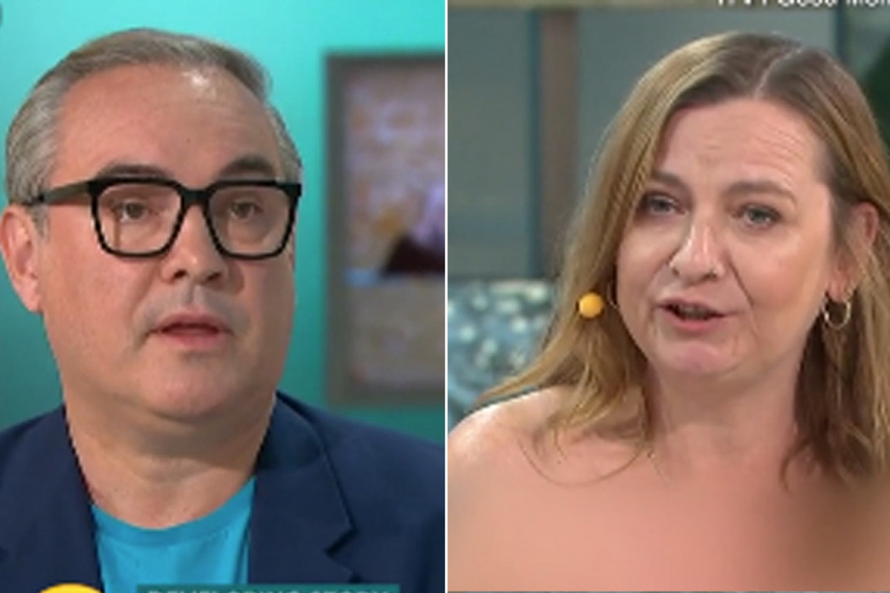 ŽENA SE POJAVILA GOLA USRED EMISIJE I NAPALA VODITELJA: "Šta je uvredljivo u tome što sam gola u javnosti?"