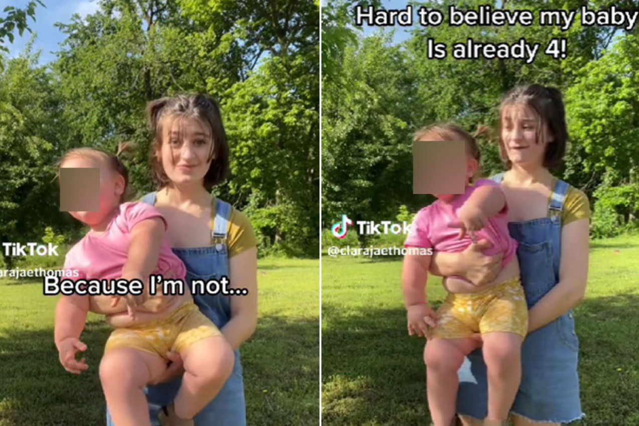 BEBA DŽIN STIŽE MAJKU PO VISINI: Lekari zbunjeni rastom deteta koje je potpuno zdravo, sada ima 18 meseci i izgleda poput odrasle devojčice! (VIDEO)