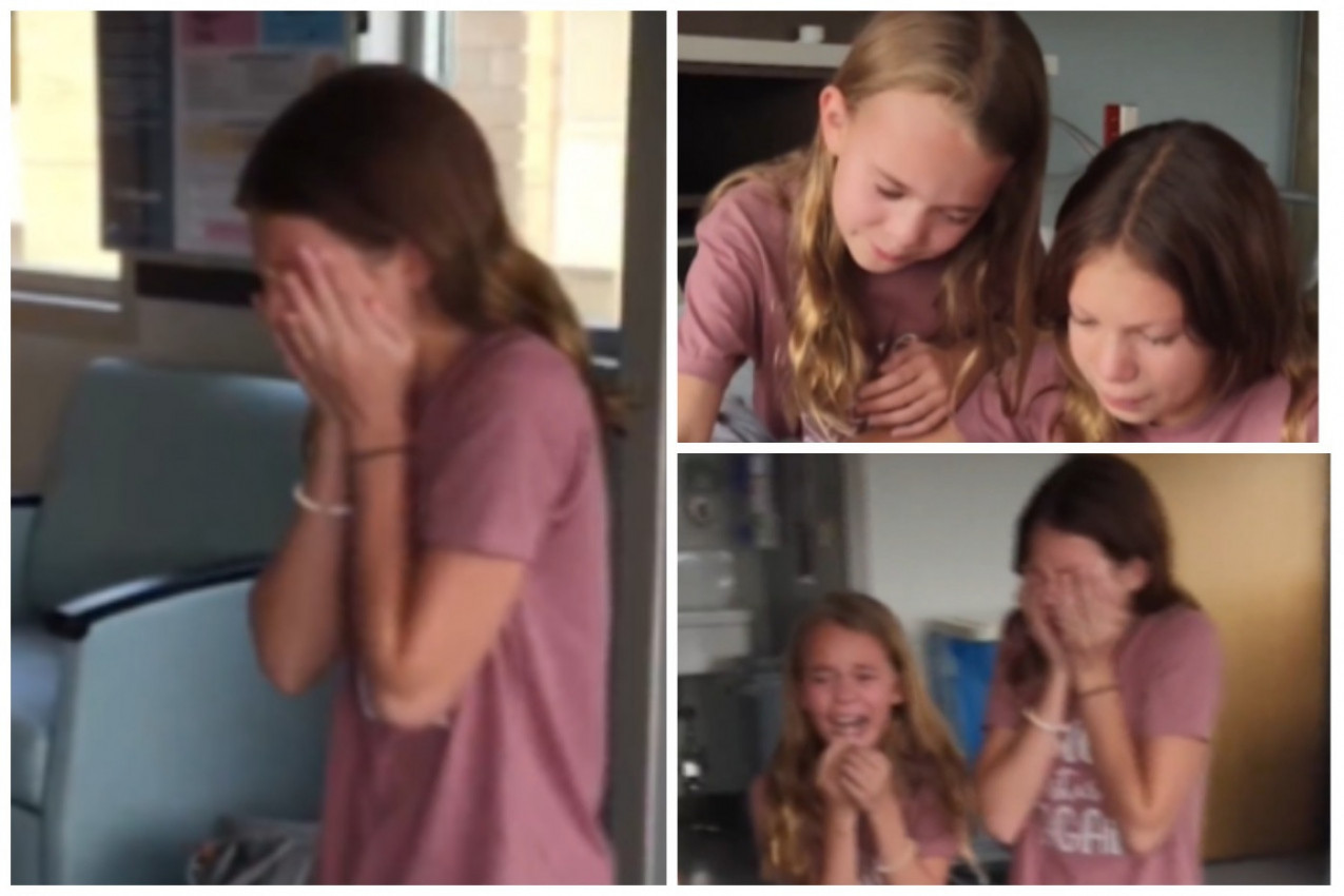 DEVOJČICE SU UTRČALE DA VIDE BEBU KOJU JE RODILA NJIHOVA MAJKA: Usledio je vrisak,  neverica pa plač, roditelji su bili u šoku! (FOTO/VIDEO)