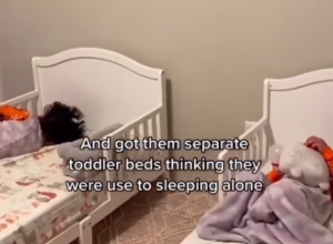 OSTAVILA JE BLIZANCE U ZASEBNIM KREVETIĆIMA, ali kada je usred noći ušla u sobu da ih proveri, skamenila se od straha! Dušeci su bili prazni (FOTO/VIDEO)