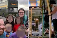 ŠESTOČLANA PORODICA ŽIVI U AUTOBUSU NA SPRAT: Kada čujete razlog, jedva ćete zadržati suze (VIDEO)