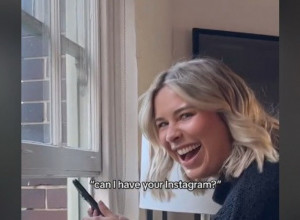 POJAVIO SE IZNENADA NA PRED NJENOM KANCELARIJOM, A NJOJ JE SRCE BRŽE ZALUPALO: Plavokosa lepotica otkrila je detalje neobične romanse sa peračem prozora (VIDEO)