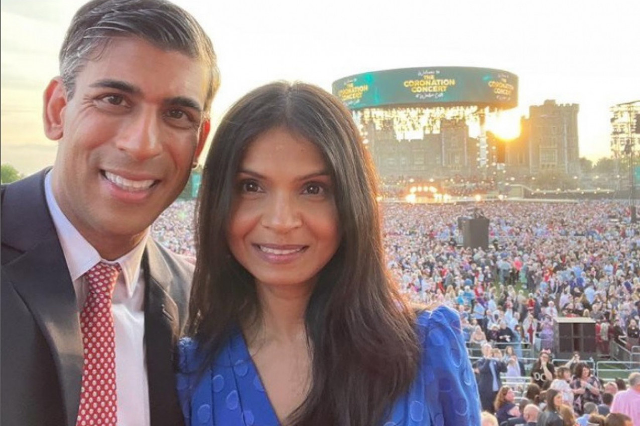 EVO KO JE SUPRUGA BRITANSKOG PREMIJERA: Milionerka koja je bogatija od kralja Čarlsa i Kamile, a svi pričaju o tome kako je došla do novca(FOTO)