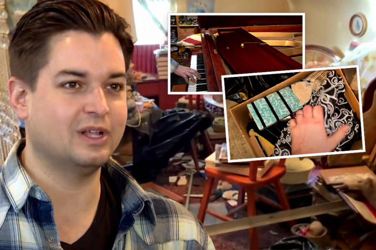 KUPIO JE KUĆU PREPUNU STVARI ZA 7.300 EVRA: Pripadala je profesorki klavira, a ono što je pronašao unutra ostaviće vas u neverici! (VIDEO)